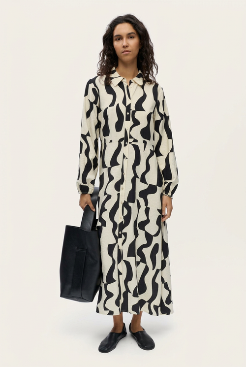 Vestido  Longo Camiseiro OBJJACIRA Cinzento