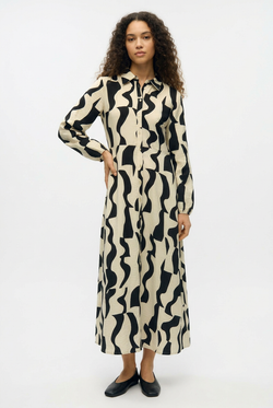 Vestido  Longo Camiseiro OBJJACIRA Cinzento