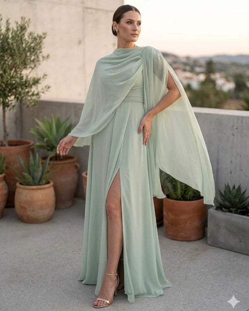 Capa Assimétrica Chiffon