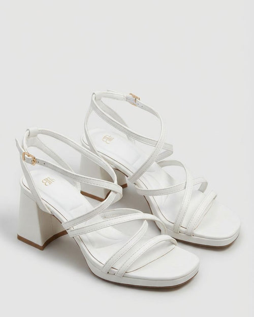 Ceremony block heel sandals