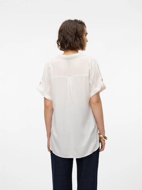 Camisa Manga Curta Branco
