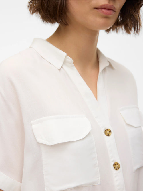 Camisa Manga Curta Branco