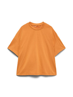 T-Shirt Manga Curta Laranja