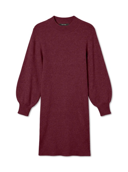 Vestido Midi VMHARPER de Malha com Mangas de Volume