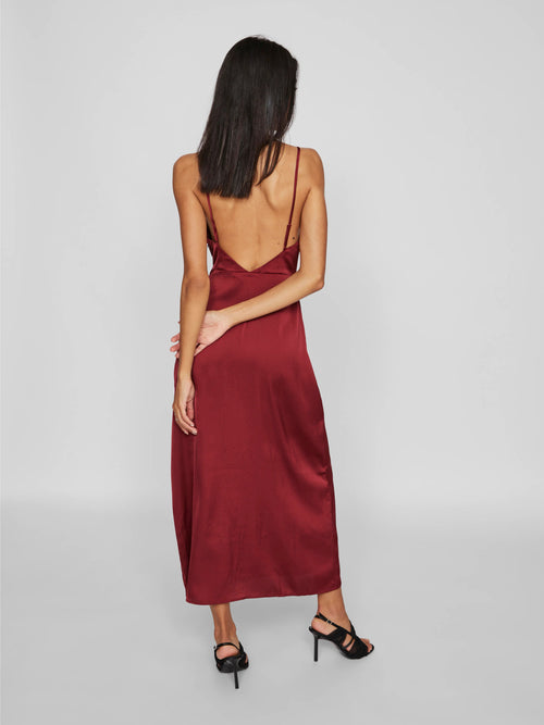 Vestido Longo sem Mangas com Alças Ajustáveis