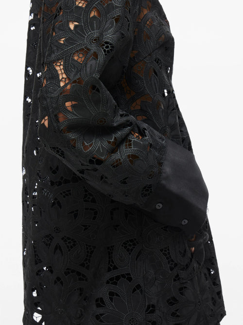 Camisa ROUEMORY em Renda Floral