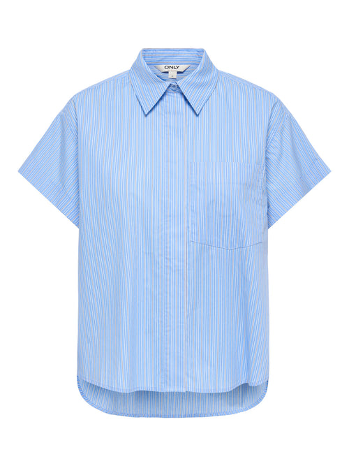 Camisa de Manga Curta em Algodão