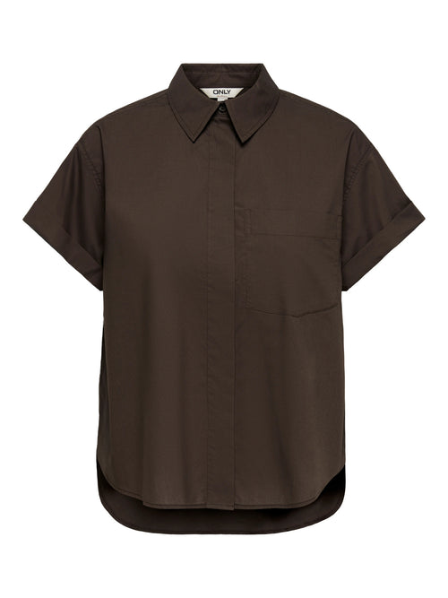 Camisa de Manga Curta em Algodão