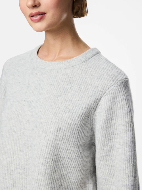 Camisola de Malha Manga Curta com Decote Redondo