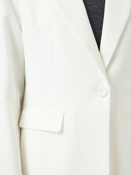 Blazer Branco de Corte Regular