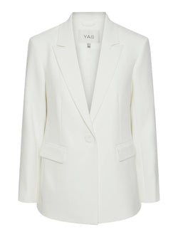 Blazer Branco YASLIKKA de Corte Regular