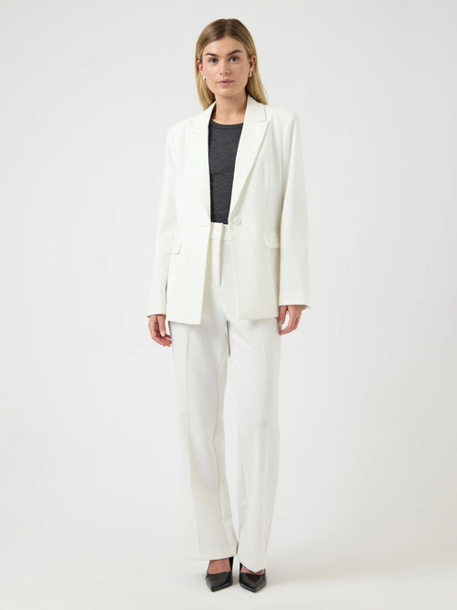 Blazer Branco de Corte Regular