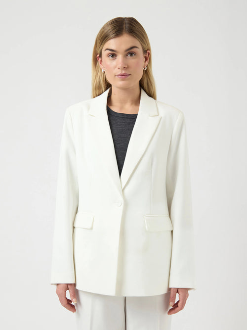Blazer Branco de Corte Regular