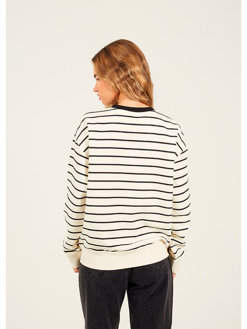 Camisola riscas casual náutico