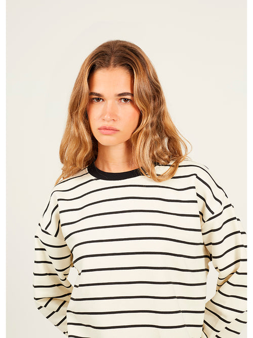 Camisola riscas casual náutico
