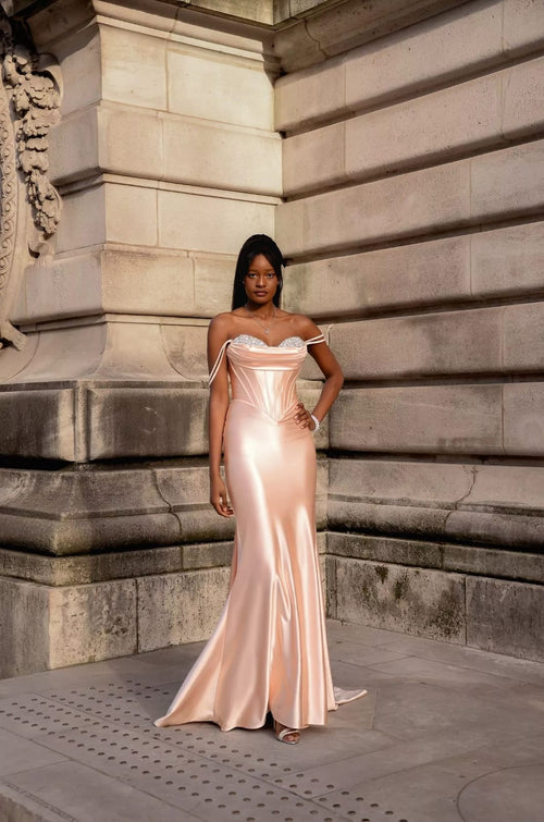 Vestido Gabie KT25911-Champanhe