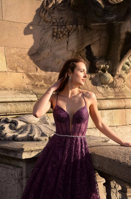 Vestido Emilda PL2314-Ameixa
