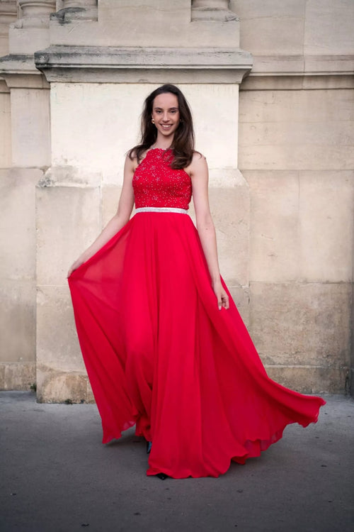Vestido Gwen 2018503B - Vermelho