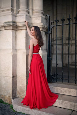 Vestido Gwen 2018503B - Vermelho