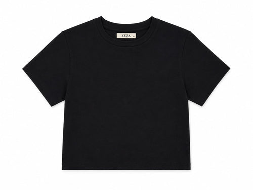 Top tipo crop essenciais em algodão
