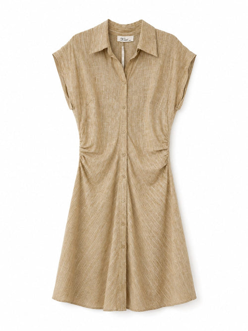 Shirt Dress Curto com Botões