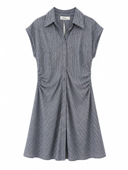Shirt Dress Curto com Botões