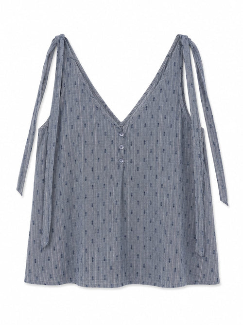 Cami top with tie shoulders