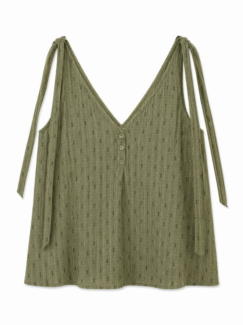 Cami top with tie shoulders