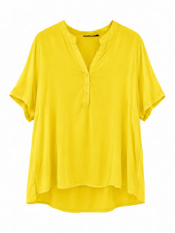 Blusa fluida de manga curta