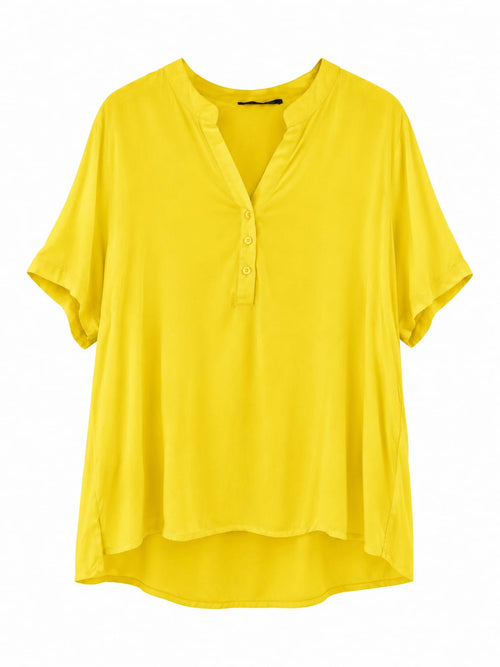 Blusa fluida de manga curta