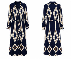 PT2601716 Geometric Pattern Dress