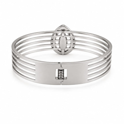 Pulseira Cuff Riscas Detalhe Gota
