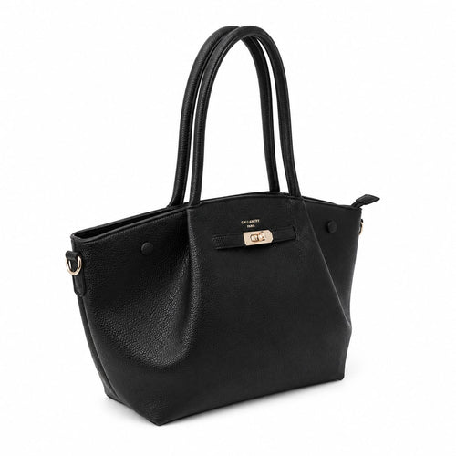 Mala Tote Gallantry Preta Fecho Twist-Lock