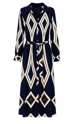 PT2601716 Geometric Pattern Dress