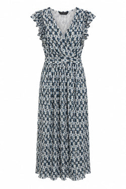Vestido longo estampado