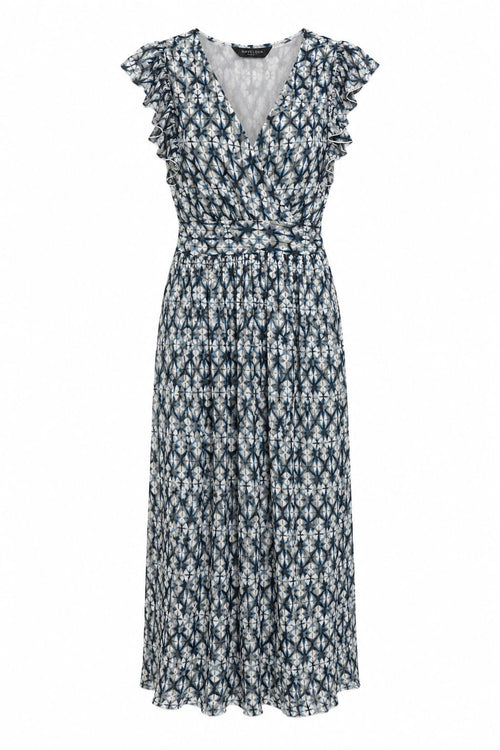 Vestido longo estampado