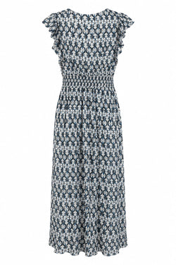 Vestido longo estampado