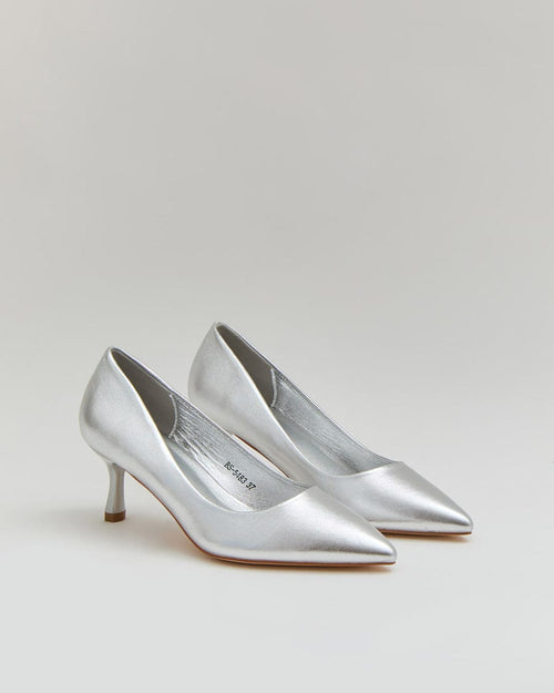 Sapatos stiletto de bico fino