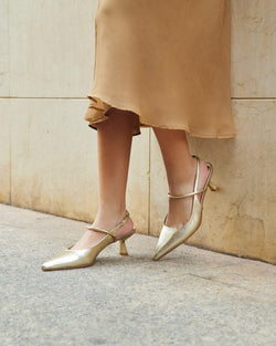 Sapato slingback elegante