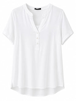 Blusa fluida de manga curta