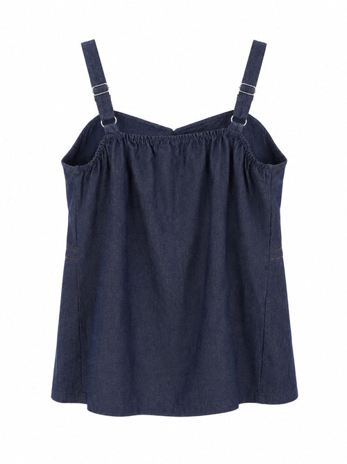 Conjunto Top e Shorts Azul Marinho - Top