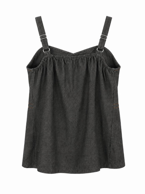 Conjunto Top e Shorts Cinzento - Top