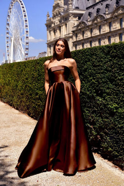 Vestido Kaelle PL2545-Chocolate