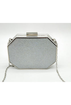 Clutch de Noite Geométrica com Corrente