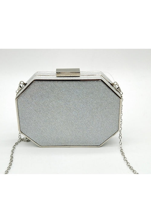 Clutch de Noite Geométrica com Corrente