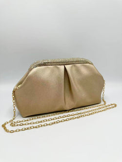 Clutch com Pedraria e Corrente