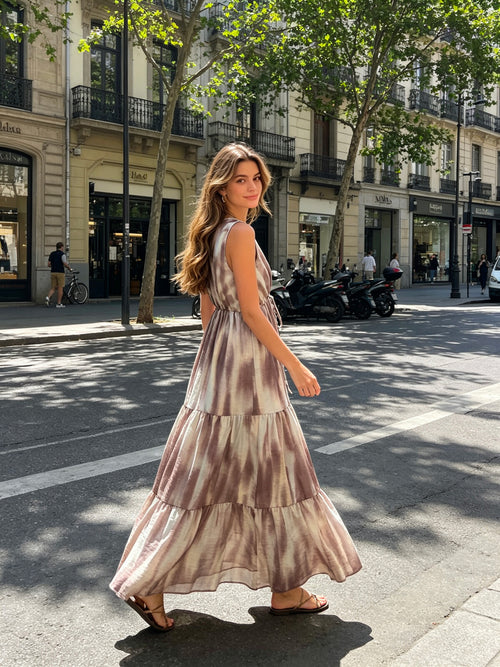 Vestido mesclado