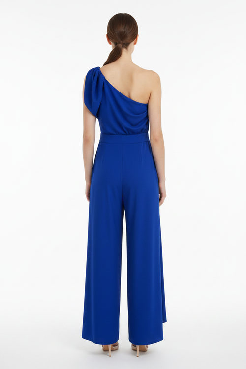 Verso Fato Macaco Azul Royal com Modelo