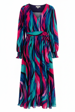 Vestido estampado frente